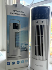 Image of Portable Air Cooler | 90 degree oscillating | With cords | 4-1 cooling
