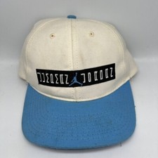 Vintage Air Jordan 11 Blue White Nike Hat Snapback Cap Men