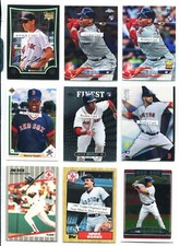 Red Sox, Devers, Ortiz, Nomar, Bogaerts, Betts, Clemens, Rookie 213 Card Lot #B