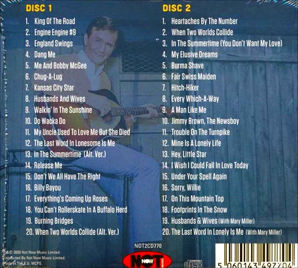 ROGER MILLER * 40 лучших хитов * новый 2-CD набор * все оригинальные записи - Изображение 2 из 2