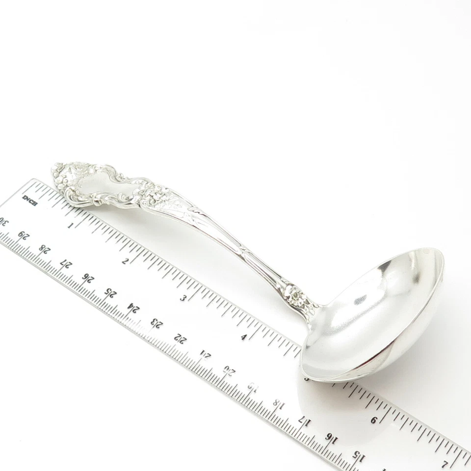 Antiguo cucharón Watson Meadow Rose Art Deco de plata de ley 925 - 1907 Foto 3 de 4