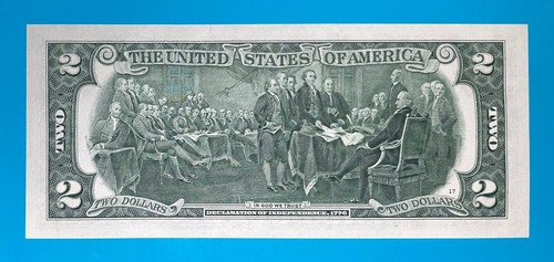 June 11, 1973 / 6 November 1973 (F 06111973 A) BIRTHDAY $2 Two Dollar Bill *UNC* - Picture 3 of 4
