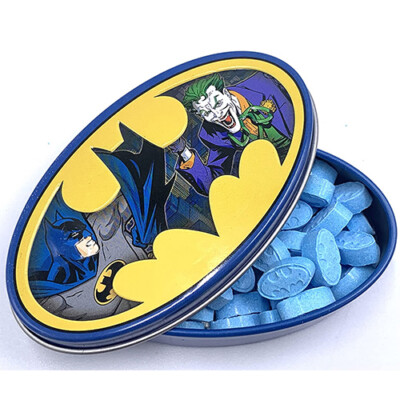 Boston America - Candy Tin - BATMAN NEMESIS (Sour Blue Raspberry Candies) - New