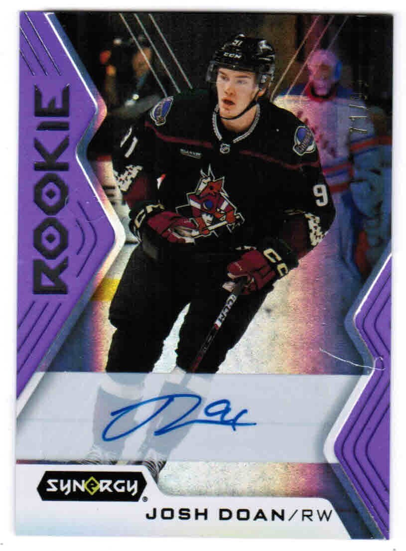 24/25 2024 UPPER DECK SYNERGY JOSH DOAN #101 ROOKIE PURPLE