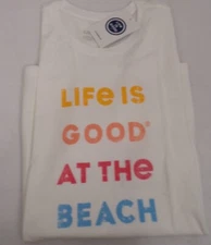 Life is Good Women's T Shirt XL Beach
