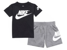 Nike T-Shirt  Shorts Set Toddler/Little Boy's 2-Piece Futura Logo