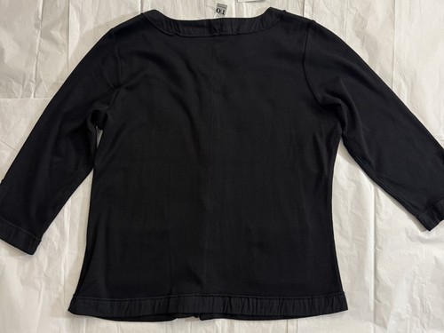 Neu mit Etikett - Damen Strickjacke Gr. Small schwarz - Thomas & Olivia - Druckknöpfe - Bild 2 von 5