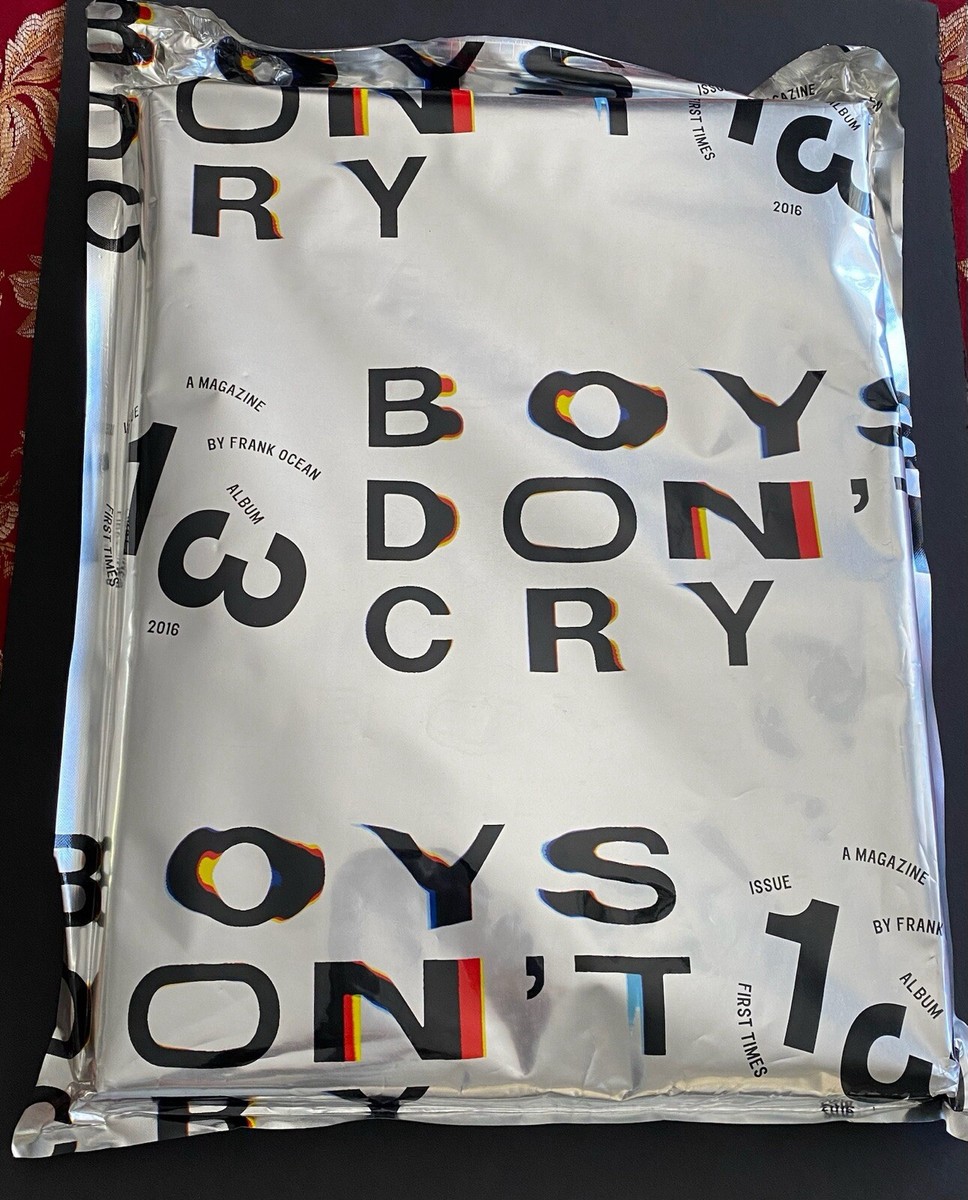 Sealed Frank Ocean Boys Don't Cry Magazine Blonde Issue 1 | eBay