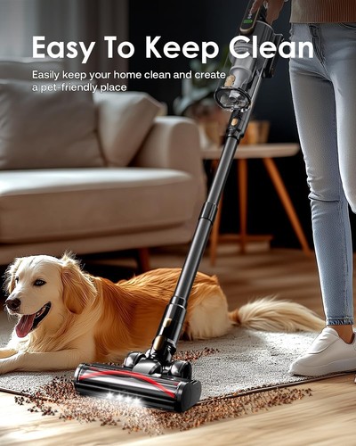 Premium Cordless Vacuum Cleaner with 50 Mins Runtime & 8 Versatile Attachments - Picture 7 of 9