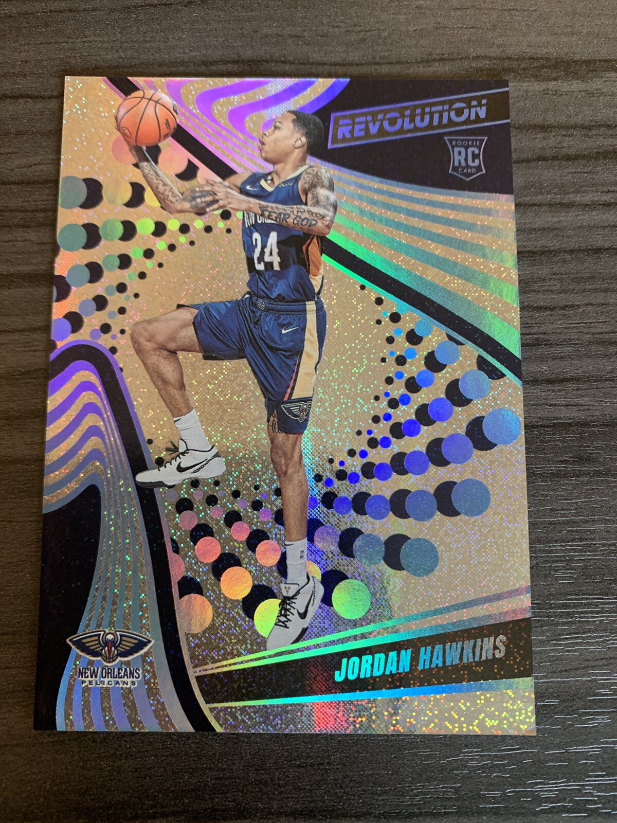 2023-2024 Panini Revolution Jordan Hawkins /125 Neutron RC #116 Numbered ROOKIE