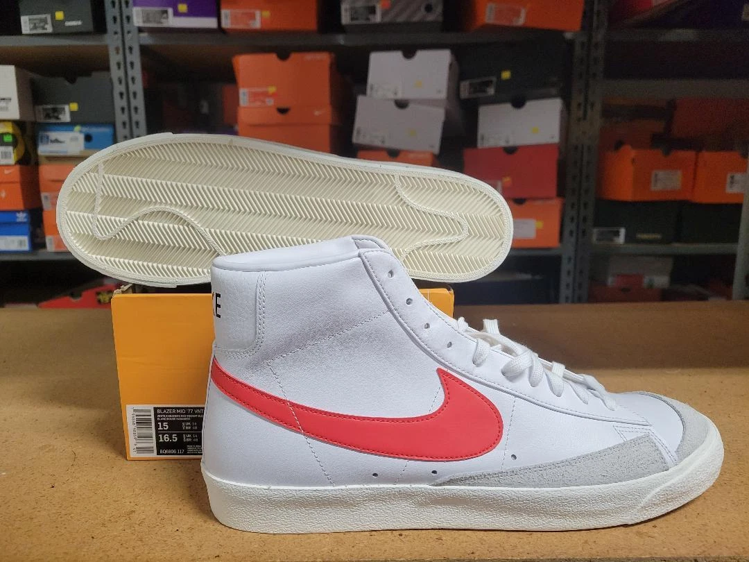 Nike blazer mid vintage habanero deals red