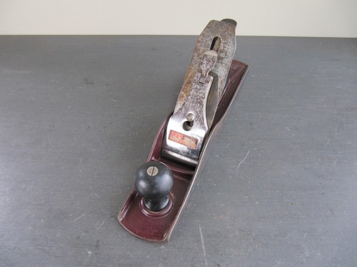 Vintage Stanley Smooth Bottom Bench Wood Plane No. G 12-205 Made in England - Picture 7 of 11