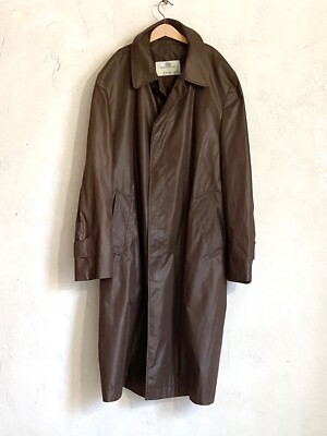 Vintage Aquascutum  Aqua 5 Trench Raincoat Men s 40  Unlined  Made In England