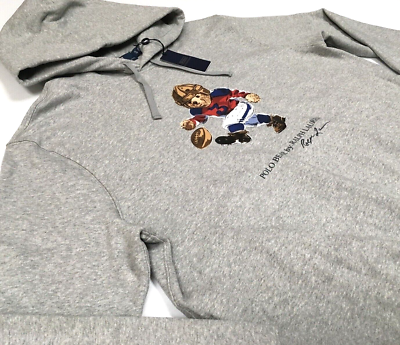 Polo Ralph Lauren #3 Bear Super Bowl Football Pullover Fleece