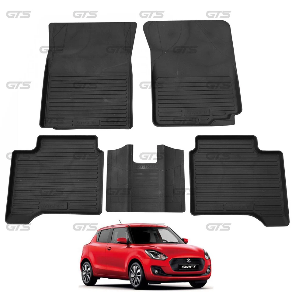 For Suzuki Swift 5Dr Hatchback 2018 - 20 RHD Rubber 3D Floor Mat Carpets Foto 3 de 4