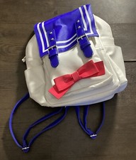 Sailor Moon Uniform Backpack Hot Topic Bow Cosplay Damaged
