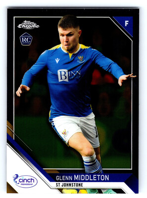 2021-22 Topps Chrome SPFL 24 Glenn Middleton (St Johnstone)  