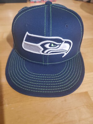 Seattle Seahawks Flat Bill New Era Hat Size