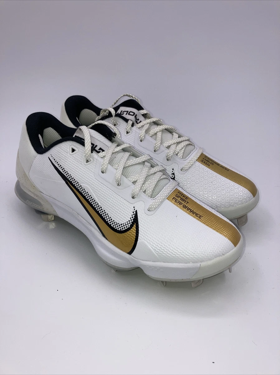 Nike Force Zoom Trout 7 Pro Black Metallic Gold for Sale