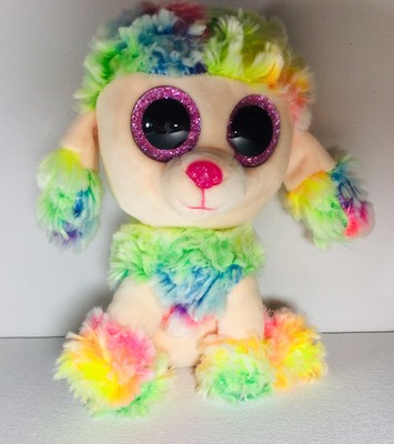 rainbow poodle beanie boo