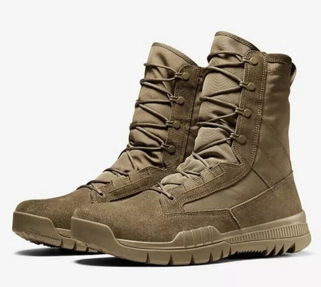 nike tan combat boots