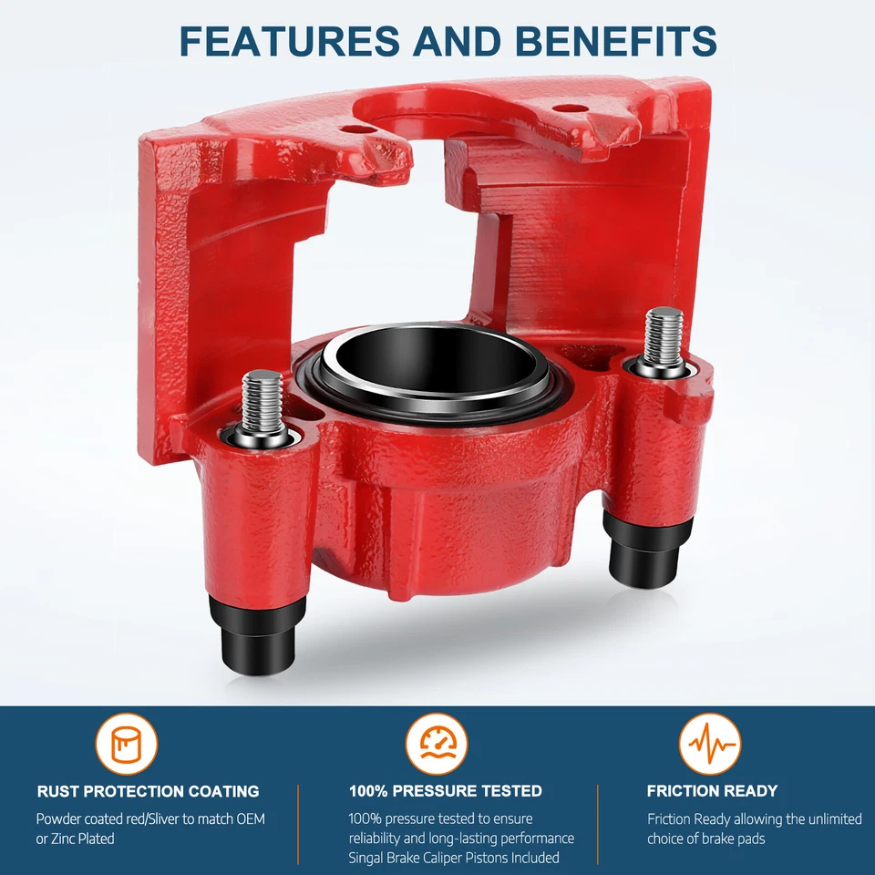 Front Brake Calipers 2Pcs New For 1988-1999 Chevrolet C1500 TH184299 TH194300 - Image 2 of 4