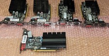 LOT of 5 XFX HD 5450 650M 512MB DDR3 PCI-E Video Graphics Card FH DVI VGA HDMI