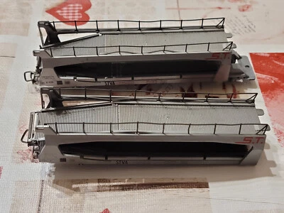 6570 HO TRAIN JOUEF FRANCE STVA ESSIEU PORTE VOITURES ARTICULE ESSIEU GRIS - Photo 1/4