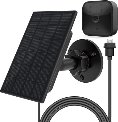 Solar Panel for Blink Camera Outdoor, 2W Blink Camera Solar Panel