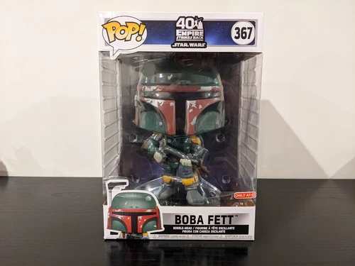 Funko Pop Star Wars Boba Fett 40th ESB Bounty Hunter 10-Inch Target Exclusive