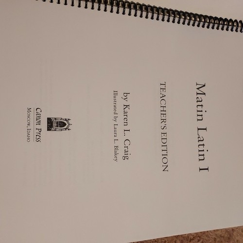 Mars Hill Matin Latin Textbook Worksheets and Pronunciation Cassette Book 1 K-8 - Bild 5 von 12