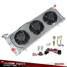 Aluminum Radiator + Shroud Fan Relay Kit For Jeep Cherokee XJ Comanche 1991-2001