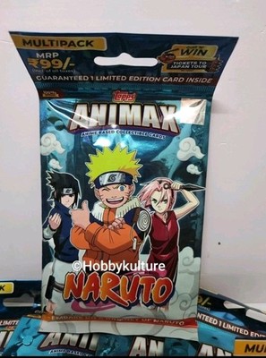 12 X Topps Animax Naruto English 2024 TCG Multipack 20 Cards Pack