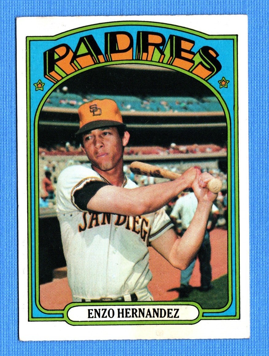 1972 Topps #7 Enzo Hernandez EXMT Padres