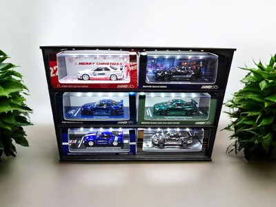 1:64 Diorama/Vitrine für Inno64,Error404, Ignition, PGM  Modelle usw. mit LED.