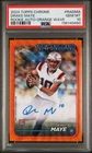 2024 TOPPS CHROME RC AUTOS VARIATIONS ORANGE WAVE #RADMA DRAKE MAYE 10/25 PSA 10