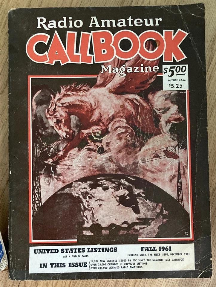 3 RADIO AMATEUR CALLBOOK Magazines Foreign & U.S.A. Have Wear - Image 4 of 4