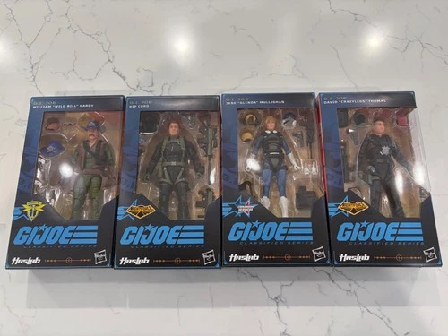 Haslab Dragonfly Figure ONLY Lot - Wild Bill, Crazy Legs, Rip Cord, Glenda