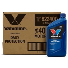 America's Trusted SAE 40 Engine Oil, 1 QT - Daily Protection, Case of 6 Bottles