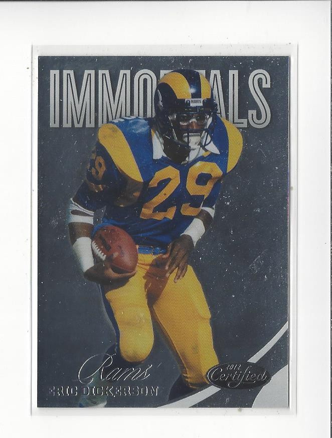 2012 Certified #174 Eric Dickerson Rams /999 