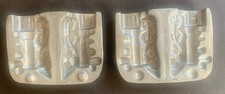 Vintage Pewter Chocolate Candy Ice Cream Mold Train Locomotive Railroad