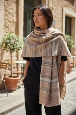 Bayberry Road Women's Striped Rectangle Scarf Multicolor Fall Accessory wrap NWT