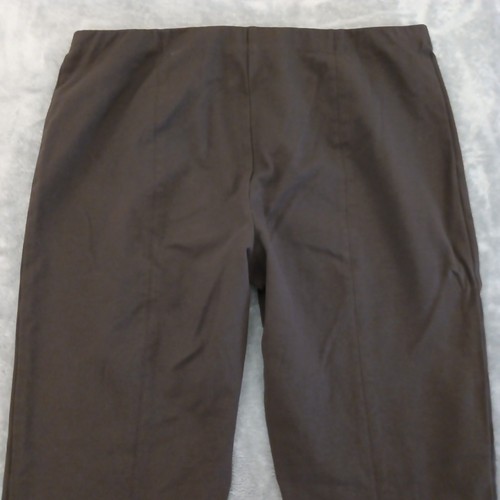 J.Jill Ankle Pants Womens XL Tall Brown Ponte Slim Leg Pull On 39x30 High Rise - Picture 7 of 10