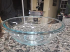 PYREX 326 Clear Glass Bowl 4 Qt Mixing Bowl 11.5" Made USA