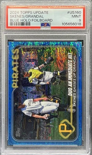2024 Topps Update- Vet Combos Paul Skenes, Yasmani Grandal #US160 PSA 9 (RC)