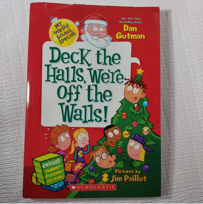 MY WEIRD SCHOOL Vintage Activity Book Deck the Halls Were Off the Walls Holiday