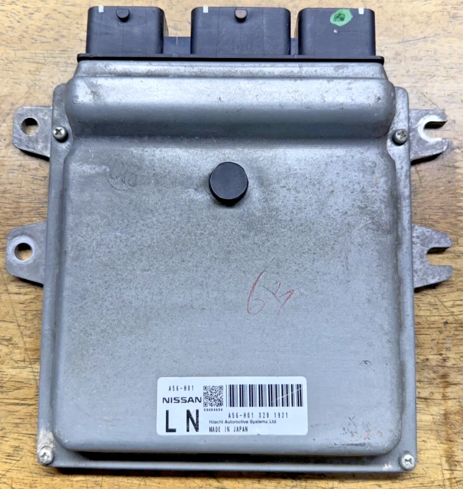 Nissan Murano 2012 3,5 ECM módulo de control del motor computadora PCM A56-H01 X20 *BLEMA* Foto 2 de 4