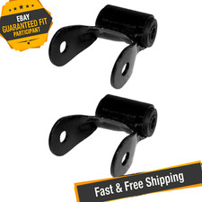 Crown 52000507 Set Of 2 Rear Leaf Spring Shackles For 1984-2001 Jeep Cherokee Xj