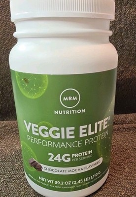 MRM Nutrition Veggie Elite Chocolate Mocha Performance Protein 2.45 lb (E2)