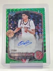 OZIYAH SELLERS 2025-26 BOWMAN CHROME U 1ST AUTO GREEN GEOMETRIC /99 Q3882